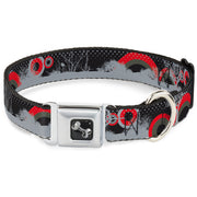 Dog Bone Seatbelt Buckle Collar - Starry Forest