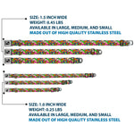 Dog Bone Seatbelt Buckle Collar - Sound Effect Checkers Multi Color