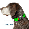 Load image into Gallery viewer, Buckle-Down Seatbelt Buckle Dog Collar - Shotgun & Shells Green
