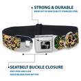 Load image into Gallery viewer, Dog Bone Seatbelt Buckle Collar - Trust No One Tan
