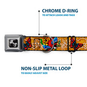 Dog Bone Seatbelt Buckle Collar - TJ-Bird & Rose