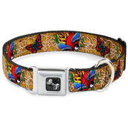 Dog Bone Seatbelt Buckle Collar - TJ-Bird & Rose