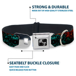 Dog Bone Seatbelt Buckle Collar - TJ-Ornament Skull
