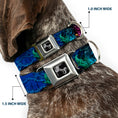 Load image into Gallery viewer, Dog Bone Seatbelt Buckle Collar - TJ-Bollt Cthulu

