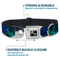 Load image into Gallery viewer, Dog Bone Seatbelt Buckle Collar - TJ-Bollt Cthulu
