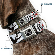 Dog Bone Seatbelt Buckle Collar - Team Vampire