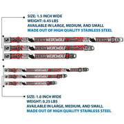 Dog Bone Seatbelt Buckle Collar - Team Werewolf