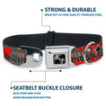 Load image into Gallery viewer, Dog Bone Seatbelt Buckle Collar - Team Werewolf
