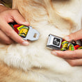 Load image into Gallery viewer, Dog Bone Seatbelt Buckle Collar - Taco Man
