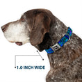 Load image into Gallery viewer, Dog Bone Seatbelt Buckle Collar - Tie Dye Green/Blue/Purple
