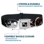 Dog Bone Seatbelt Buckle Collar - Unicorn Universe