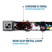 Dog Bone Seatbelt Buckle Collar - Unicorn Universe