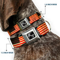 Load image into Gallery viewer, Dog Bone Seatbelt Buckle Collar - Vintage US Flag Repeat
