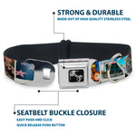 Dog Bone Seatbelt Buckle Collar - Vivid Los Angeles Snapshots Stacked