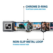 Dog Bone Seatbelt Buckle Collar - Vivid Los Angeles Snapshots Stacked