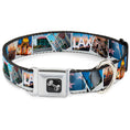 Load image into Gallery viewer, Dog Bone Seatbelt Buckle Collar - Vivid Los Angeles Snapshots Stacked
