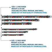 Dog Bone Seatbelt Buckle Collar - Walking Zombies