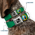 Load image into Gallery viewer, Dog Bone Seatbelt Buckle Collar - Washington Flag
