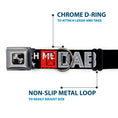 Load image into Gallery viewer, Dog Bone Seatbelt Buckle Collar - WATCH ME DAB/Stars Black/Red/White/Crackle Gray
