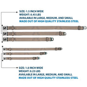 Dog Bone Seatbelt Buckle Collar - Wood Grain White Oak