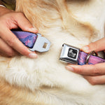 Dog Bone Seatbelt Buckle Collar - Washington MT. RAINIER Sunset Landscape