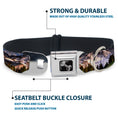 Load image into Gallery viewer, Dog Bone Seatbelt Buckle Collar - Washington MT. RAINIER Valley Landscape
