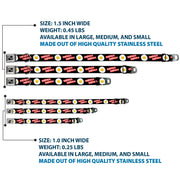 Dog Bone Seatbelt Buckle Collar - Bacon & Eggs Black