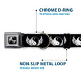 Load image into Gallery viewer, Dog Bone Seatbelt Buckle Collar - Yin Yang w/Wings Black/White
