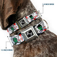 Load image into Gallery viewer, Dog Bone Seatbelt Buckle Collar - Zombie CHOMP!
