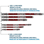 Dog Bone Seatbelt Buckle Collar - ZOMBIE KILLER w/Stacked Zombies Sketch