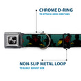 Load image into Gallery viewer, Dog Bone Seatbelt Buckle Collar - ZOMBIE KILLER Zombie March Green/Red/Black
