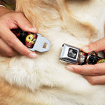 Dog Bone Seatbelt Buckle Collar - Big Eye Owl