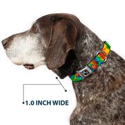 Dog Bone Seatbelt Buckle Collar - BD Tie Dye13