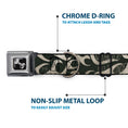 Load image into Gallery viewer, Dog Bone Seatbelt Buckle Collar - BD AUTHENTIC SEATBELT BELT SINCE 1993 Flames Olive/Tan
