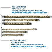 Dog Bone Seatbelt Buckle Collar - Bucking Donkey Vintage Film Strip