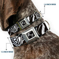 Load image into Gallery viewer, Dog Bone Seatbelt Buckle Collar - BD Logo/BUCKLE-DOWN Script Black/White
