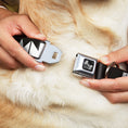 Load image into Gallery viewer, Dog Bone Seatbelt Buckle Collar - BUCKLE-DOWN Shapes Black/White
