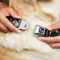 Load image into Gallery viewer, Dog Bone Seatbelt Buckle Collar - BUCKLE-DOWN Shapes Black/Camo White/Black
