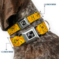 Load image into Gallery viewer, Dog Bone Seatbelt Buckle Collar - Banana Bunches Stacked
