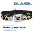 Load image into Gallery viewer, Buckle-Down Seatbelt Buckle Dog Collar - Beer Pint/BEERVANA Rays/Waves Black/Olive
