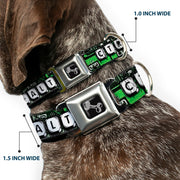 Dog Bone Seatbelt Buckle Collar - CTRL+ALT+DEL Chip