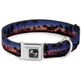 Load image into Gallery viewer, Dog Bone Seatbelt Buckle Collar - California Sunset
