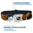 Load image into Gallery viewer, Dog Bone Seatbelt Buckle Collar - Cali License Plates Stacked Vintage
