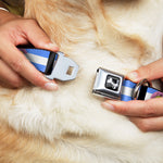 Dog Bone Seatbelt Buckle Collar - Colorado Flags Pastel