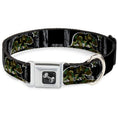 Load image into Gallery viewer, Dog Bone Seatbelt Buckle Collar - CALIFORNIA/Flag Bear Black/Camo Gray/Camo Olive
