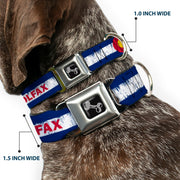 Dog Bone Seatbelt Buckle Collar - COLFAX Colorado Flag Weathered