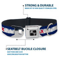 Load image into Gallery viewer, Dog Bone Seatbelt Buckle Collar - COLFAX Colorado Flag Weathered
