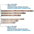 Load image into Gallery viewer, Dog Bone Black/Silver Seatbelt Buckle Collar - Desert Camo Tans/Browns
