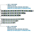 Load image into Gallery viewer, Dog Bone Black/Silver Seatbelt Buckle Collar - Football/Helmet Stripe2 Black/Neon Green/Silver/White/Blue
