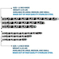 Load image into Gallery viewer, Dog Bone Black/Silver Seatbelt Buckle Collar - FAFO FUCK AROUND AND FIND OUT Bold Black/White
